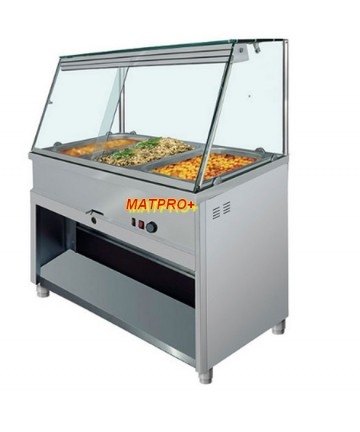 Vitrine Chauffante Bain-marie